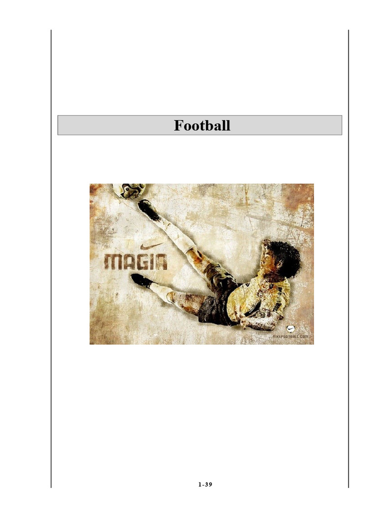 Histoire et techniques du football | PDF | Variantes de sport | Sports ...