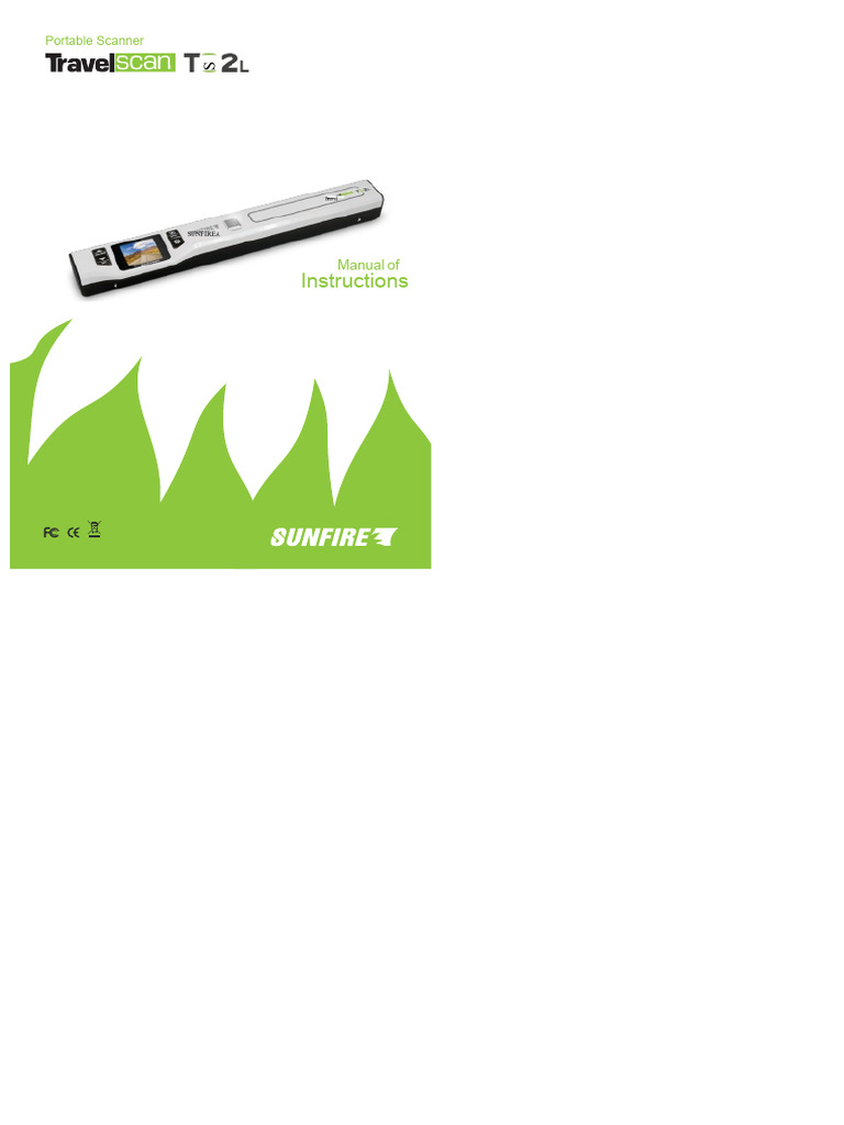 Portable Scanner User Manual Guide | PDF | Image Scanner | Usb