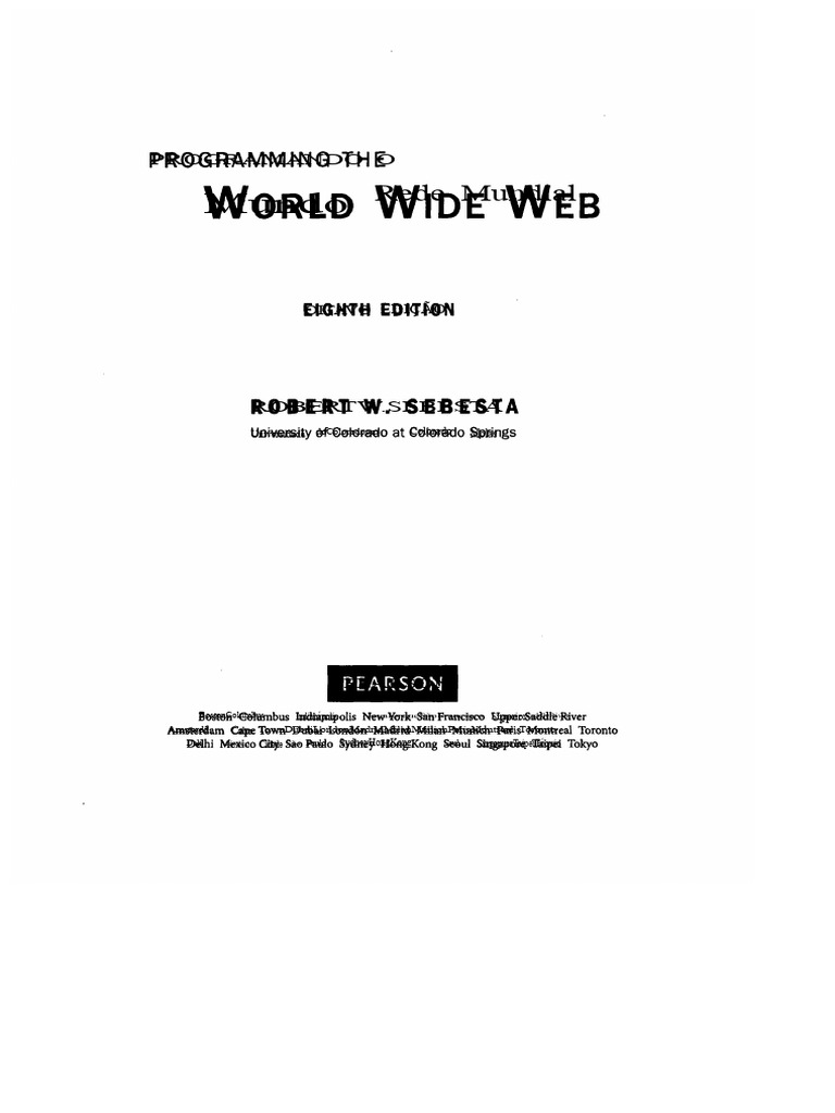 Fundamentos da Programação Web | PDF | Html | Rede mundial de computadores