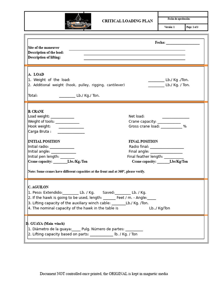 Critical Crane Loading Plan Guide | PDF | Crane (Machine)