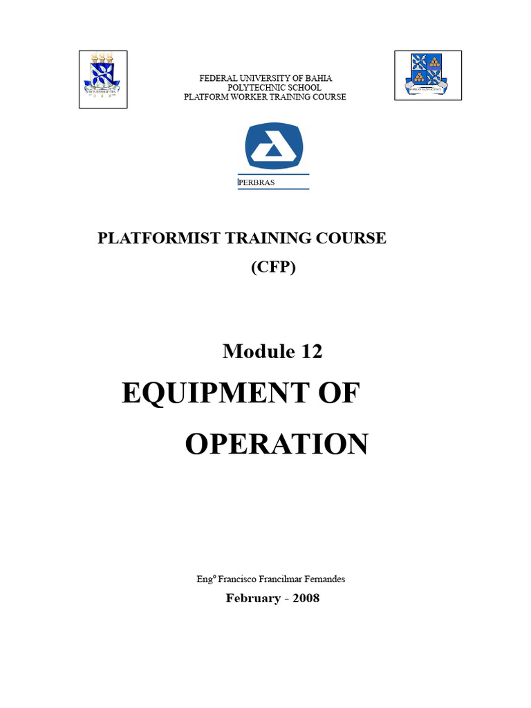 Platform Equipment Training Overview | PDF | Pipe (Fluid Conveyance ...