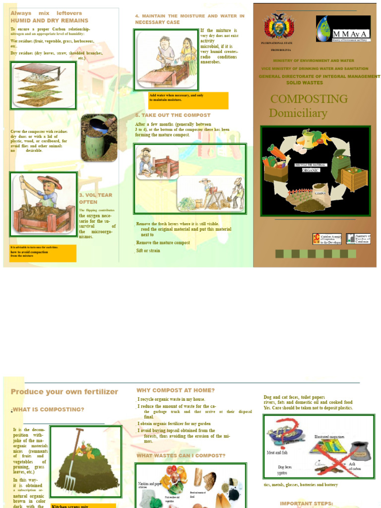 06 MMAyA Composting Brochure | PDF | Compost | Waste