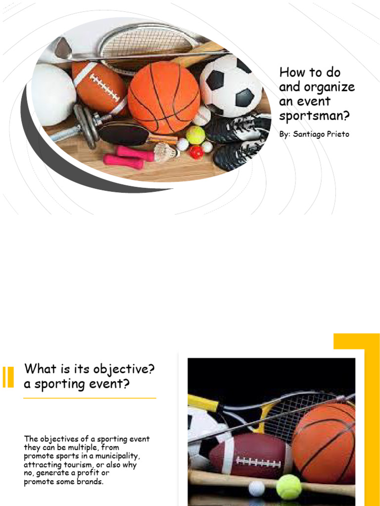 Guide to Organizing a Sporting Event | PDF | Sports | Brand