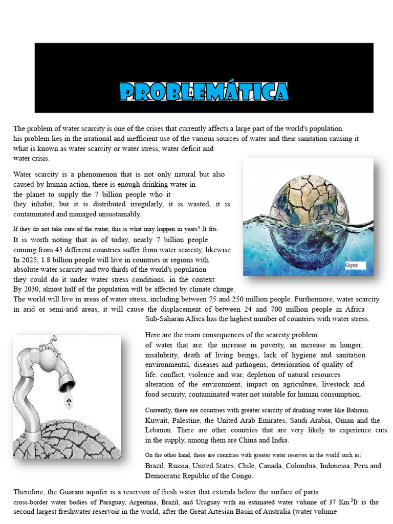 Global Water Scarcity Crisis Explained | PDF | Water Scarcity | Water
