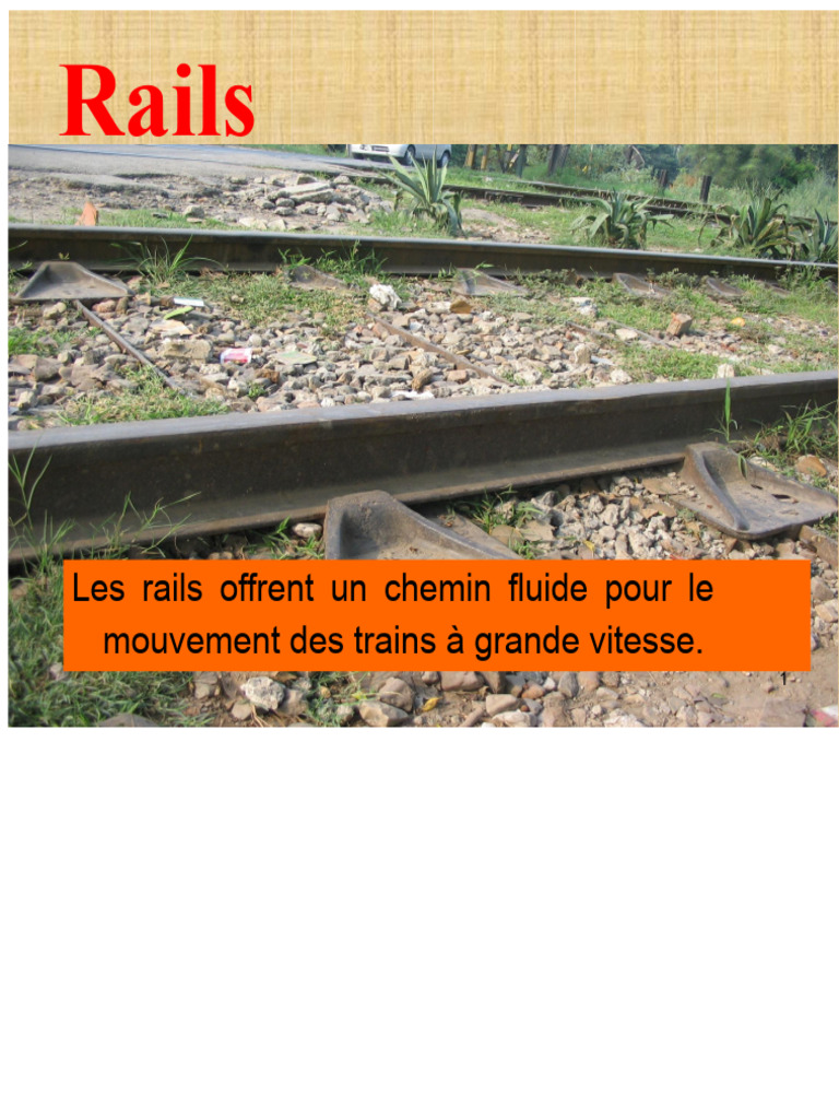 Fonctions et Types de Rails Ferroviaires | PDF | Pont | Train