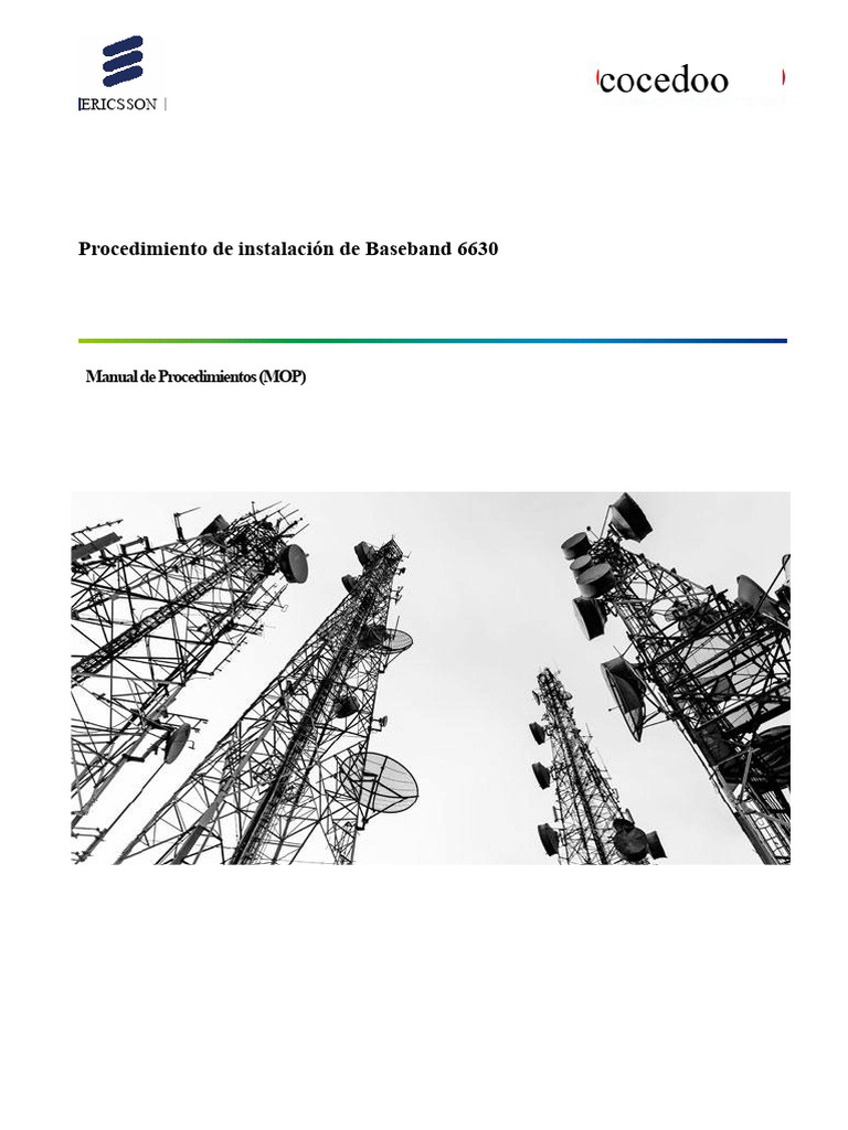 Instalación Baseband 6630 en Rack 19