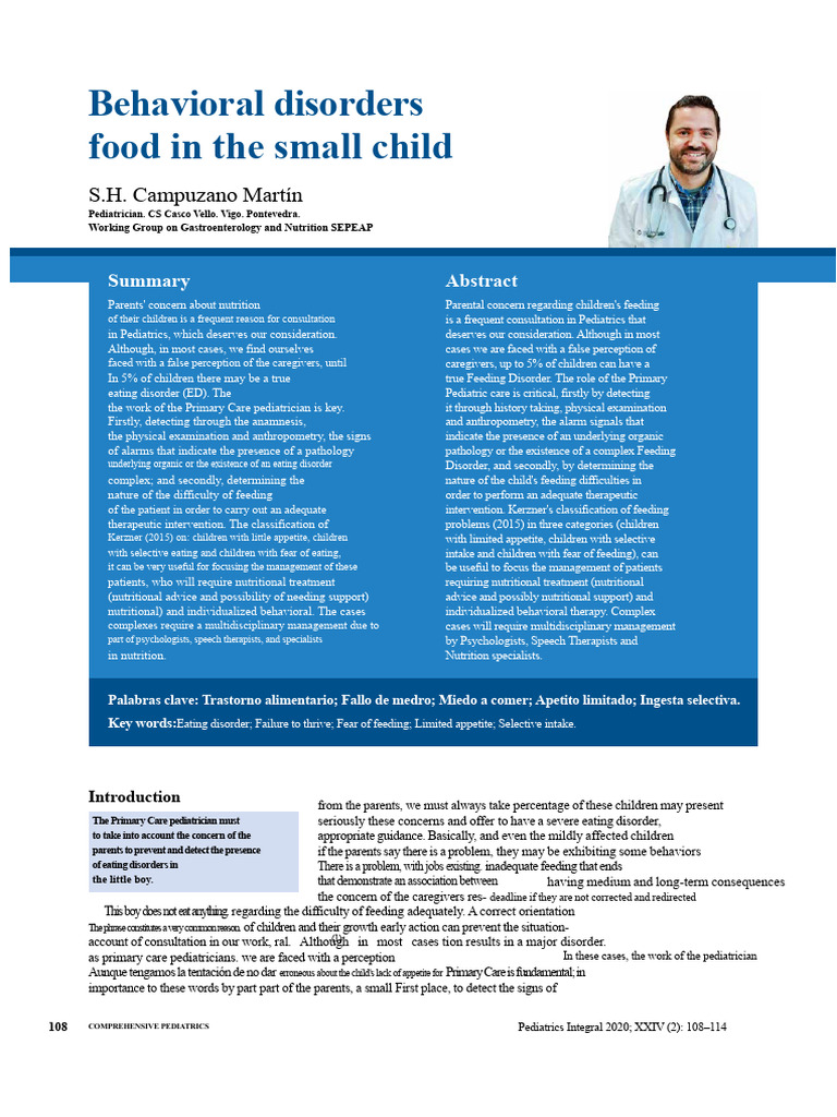 Eating Disorders in Young Children | PDF | Eating | Eating Disorder