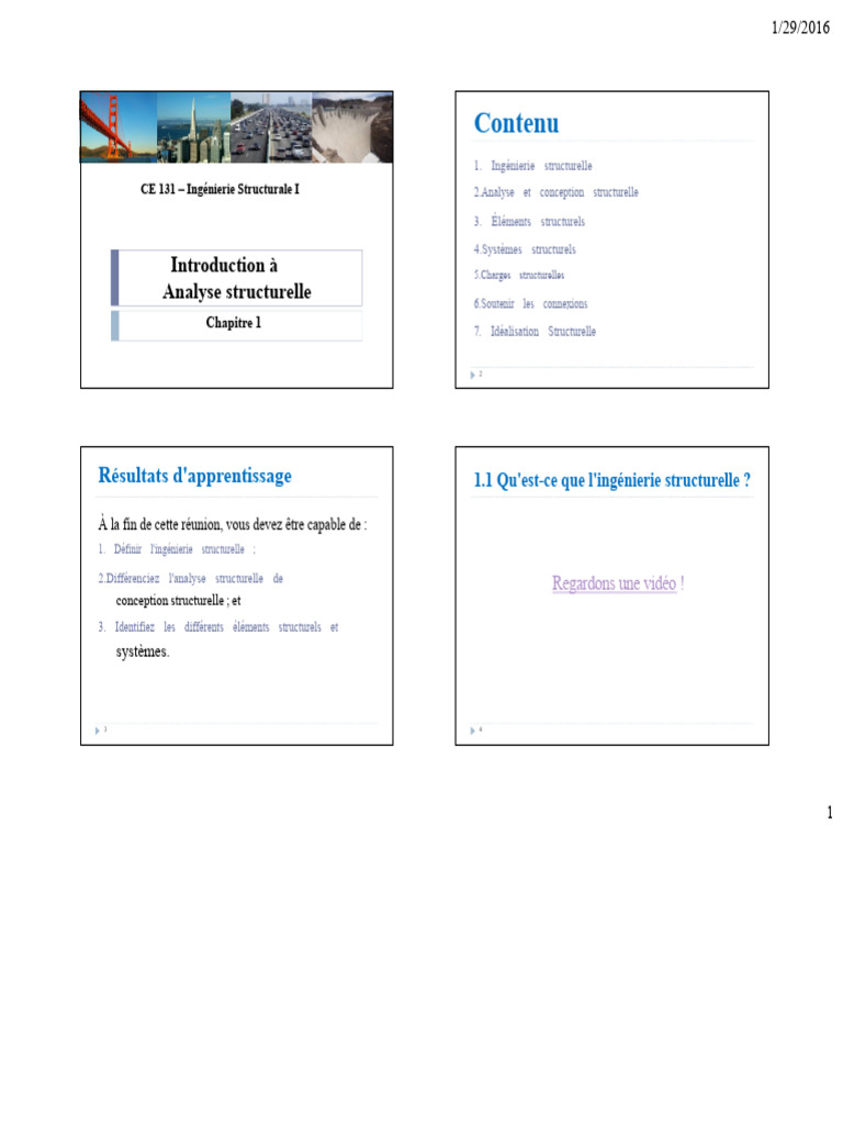 Introduction à l'ingénierie structurelle | PDF | Calcul des structures ...