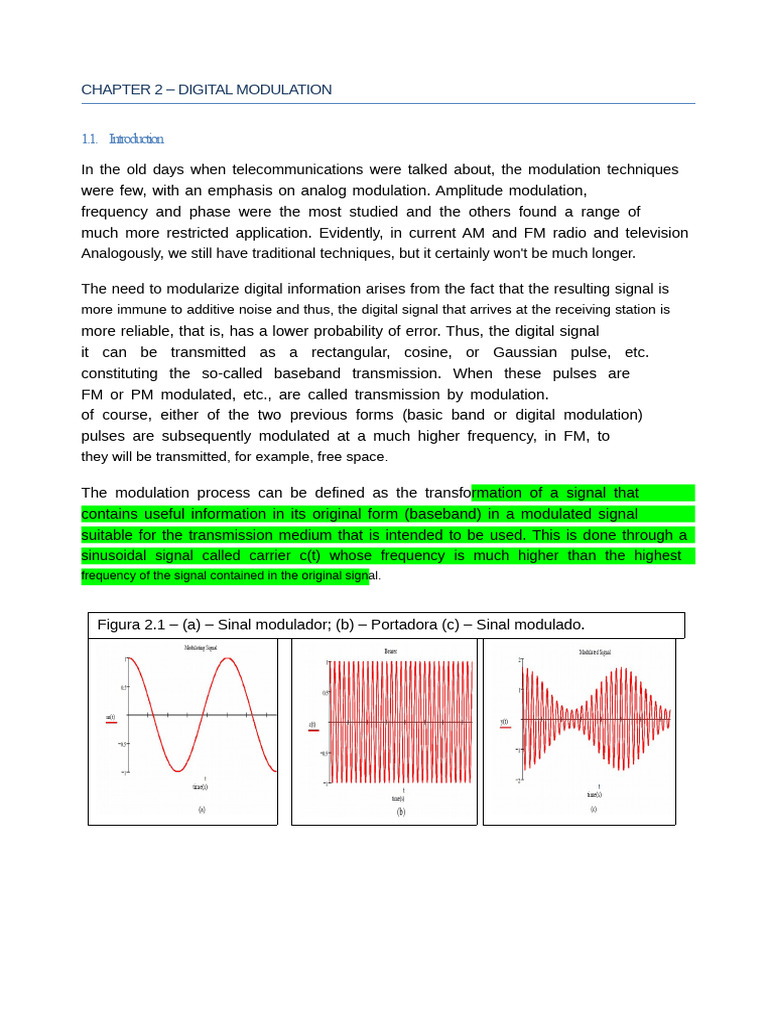 Digital Modulation Techniques Explained | PDF | Frequency Modulation ...