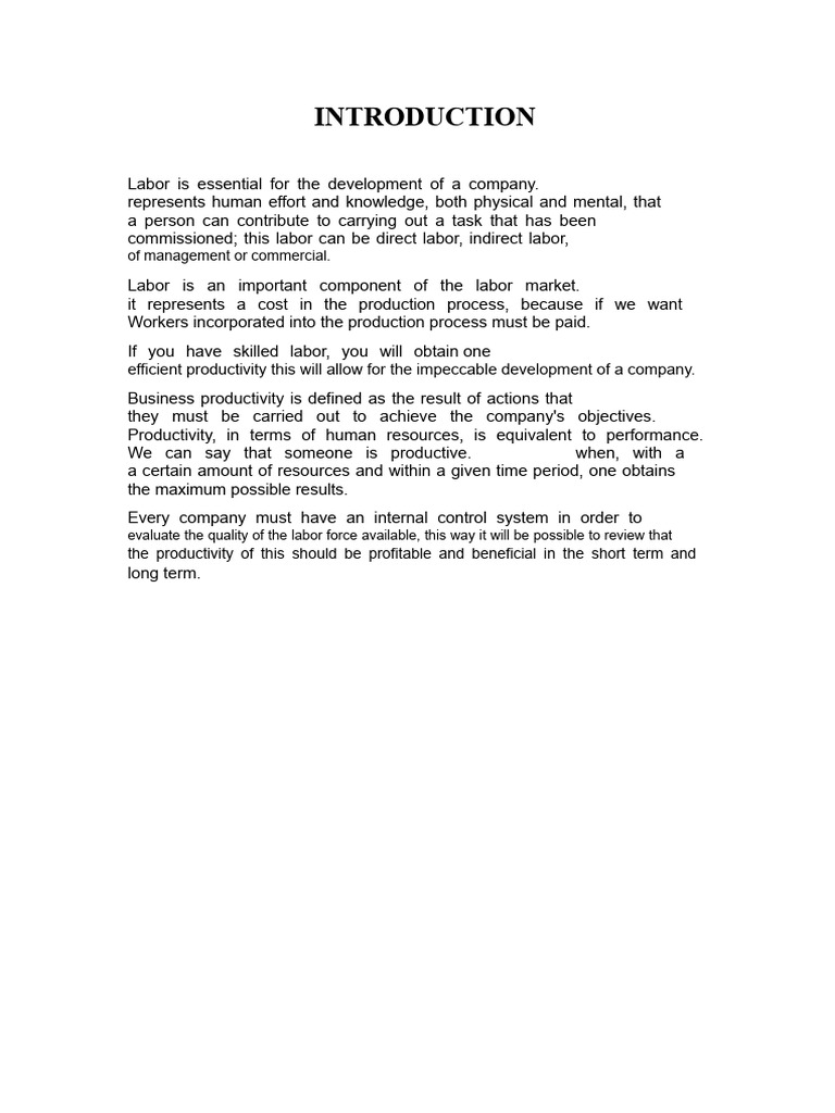 Understanding Labor and Productivity | PDF | Labour Economics ...