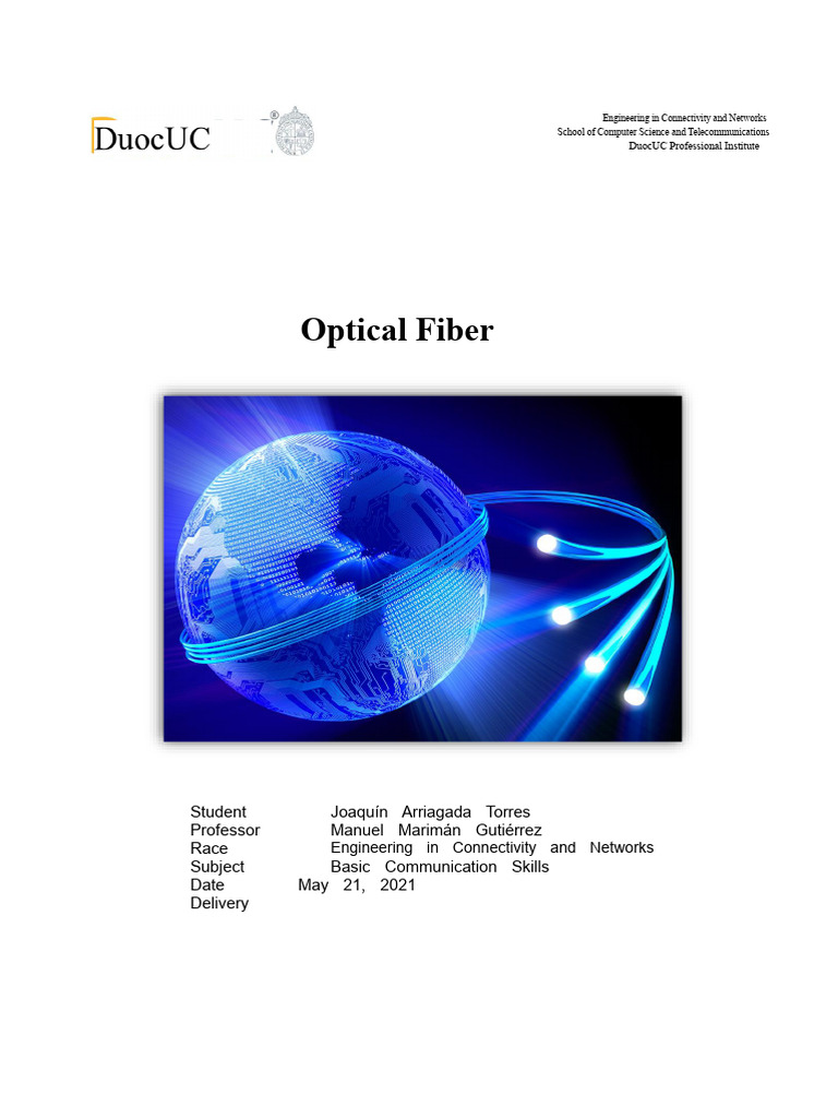 Understanding Optical Fiber Technology | PDF | Optical Fiber ...
