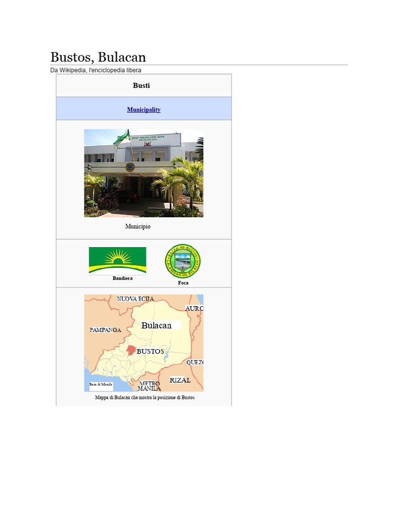 Bustos Bulacan | PDF
