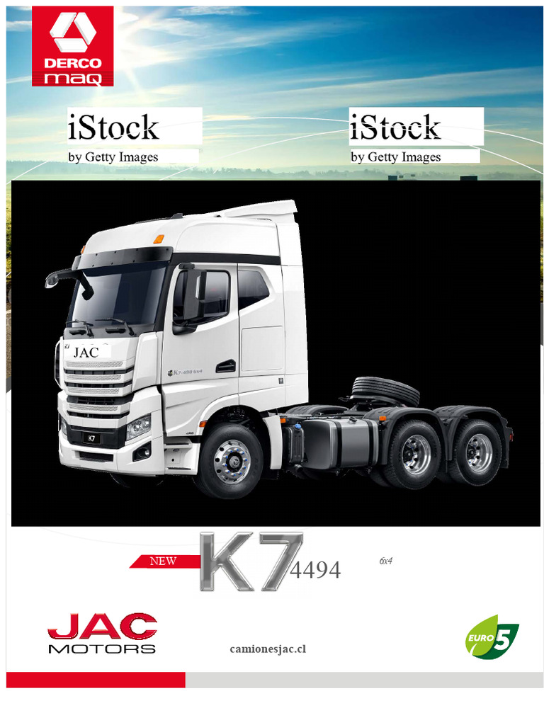 JAC K7 4494 6x4 Truck Specifications | PDF | Truck | Brake