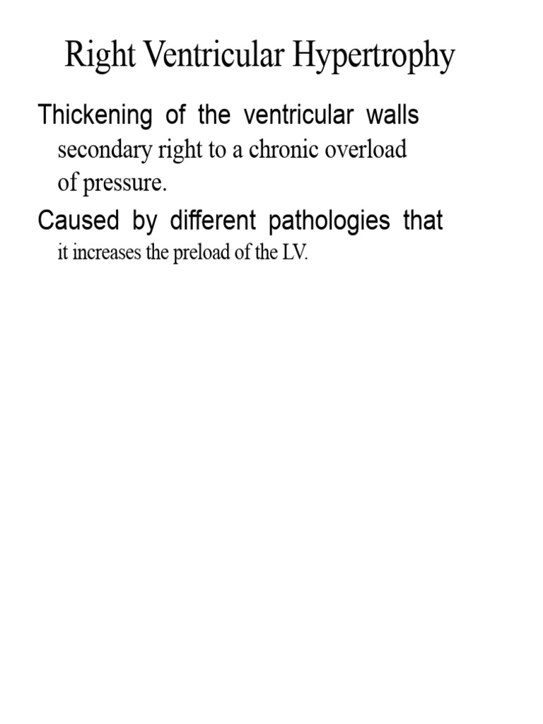 Understanding Right Ventricular Hypertrophy | PDF | Electrocardiography ...