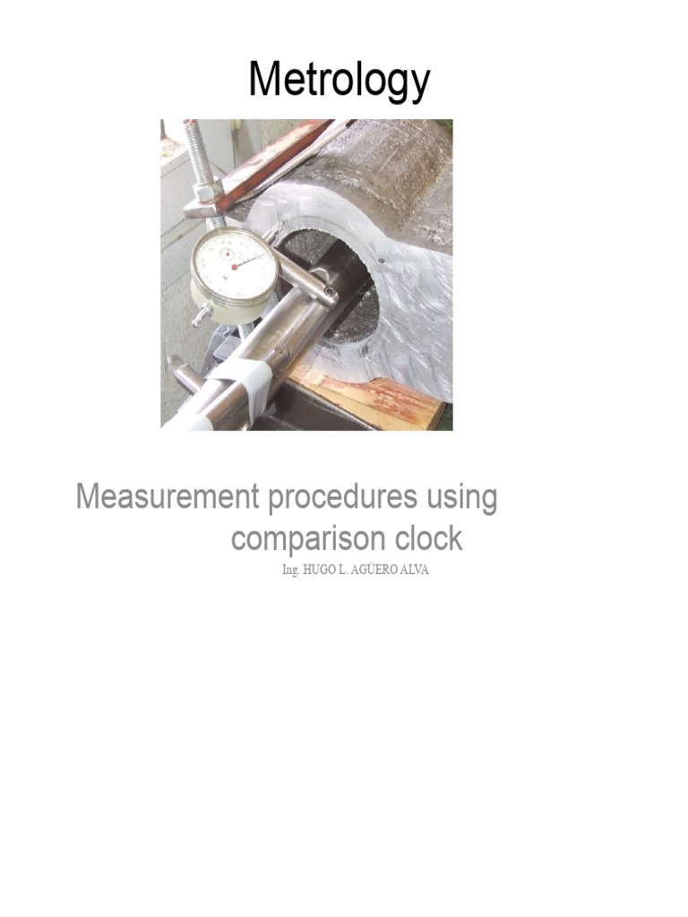 Comparator Clock Measurement Guide | PDF | Measuring Instrument | Tools