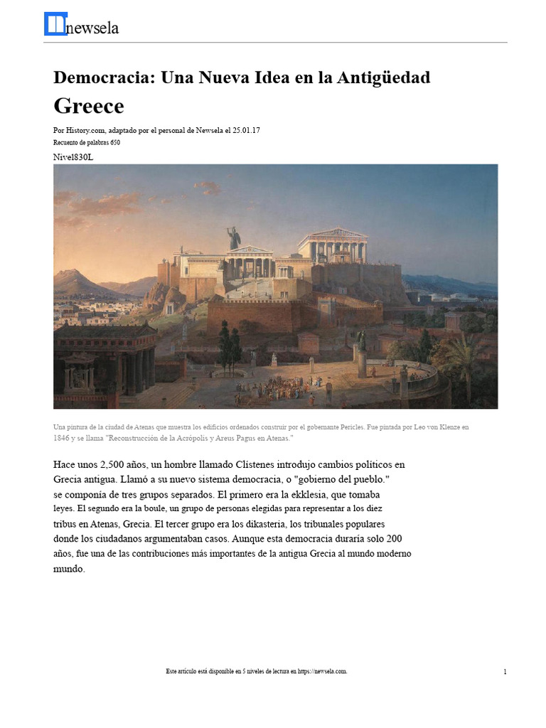 Democracia en La Antigua Grecia | PDF | Democracia | Ideologías políticas