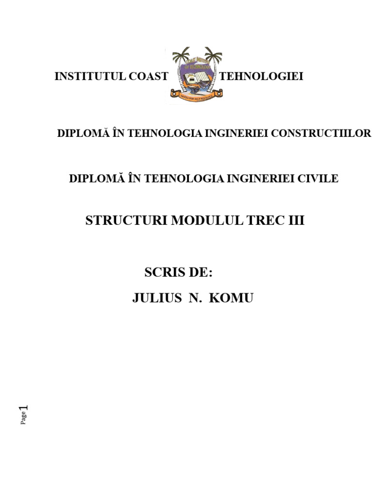 Structuri Module 3 Note Complete | PDF