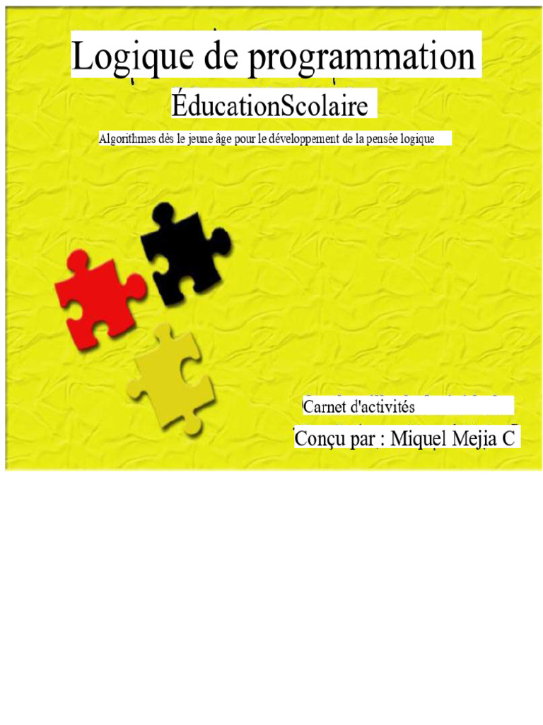 Concepts de logique de programmation pour enfants | PDF | Programmation ...