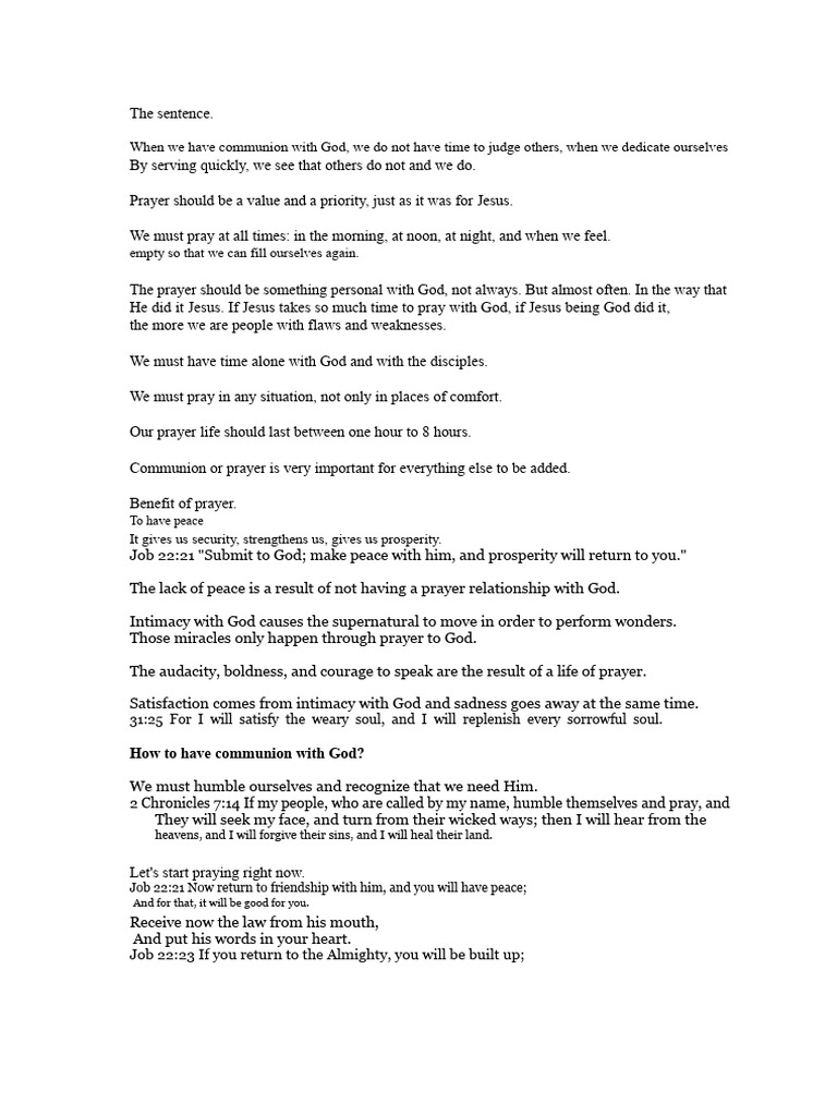 The Power and Purpose of Prayer | PDF | Prayer | Forgiveness