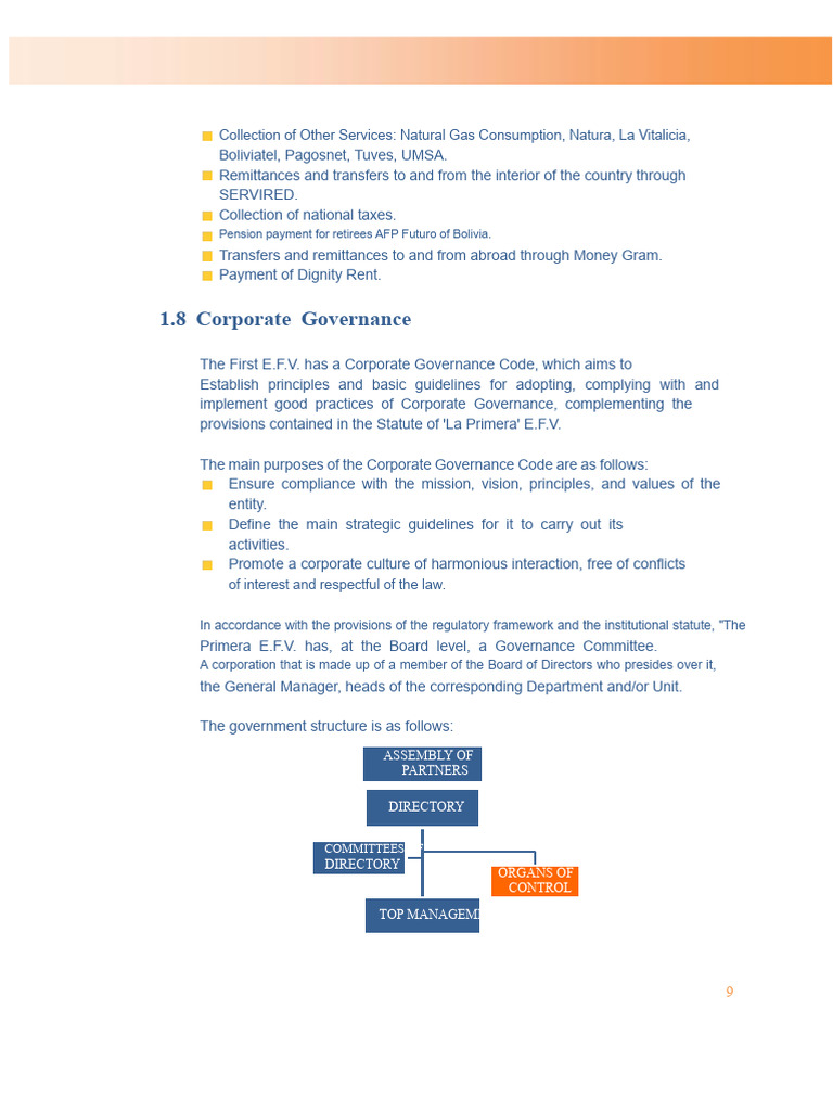 Organizational Chart_Banco Union | PDF | Governance | Corporate Governance