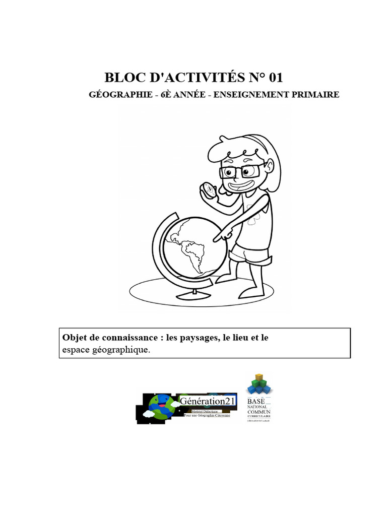 Géographie : Analyse des paysages en 6ème | PDF | Paysage | Géographie