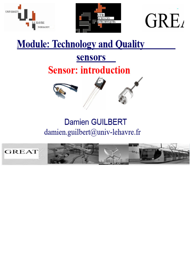 Understanding Sensor Technology Basics | PDF | Operational Amplifier ...