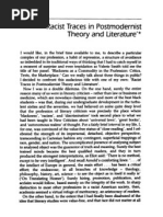 Snead - Racist Traces in Postmodernist Theory and Literature