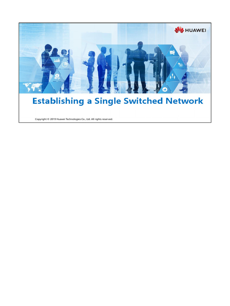 Building a Single Switched Network Guide | PDF | Network Switch ...