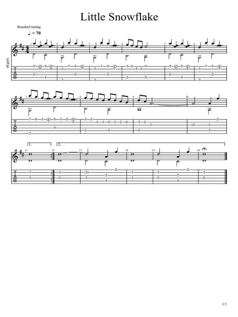 Little Snowflake | PDF