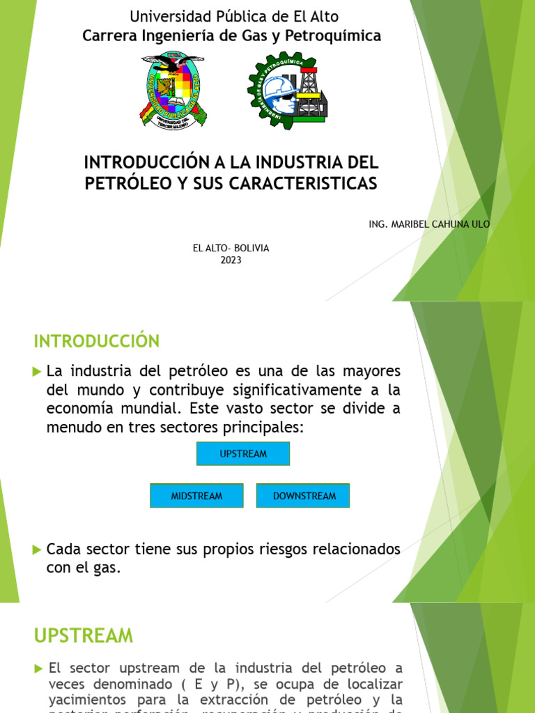 Introducción a la Industria Petrolera | PDF | Petróleo | Agrietamiento ...