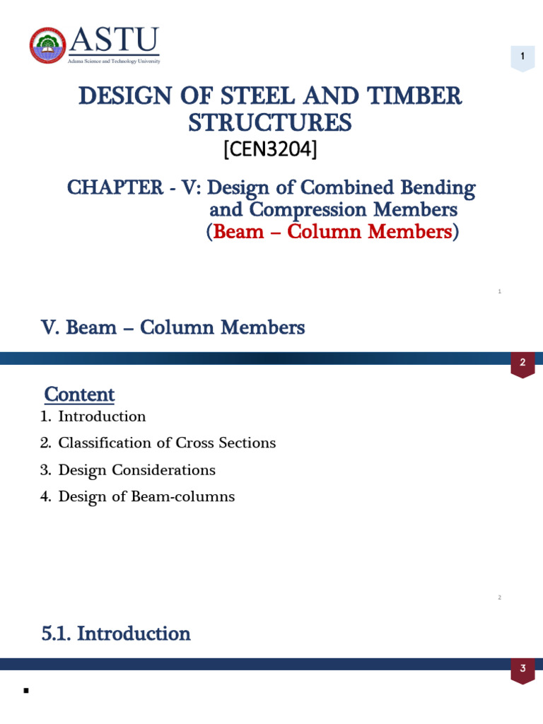 Beam-Column Design in Steel Structures | PDF | Buckling | Bending
