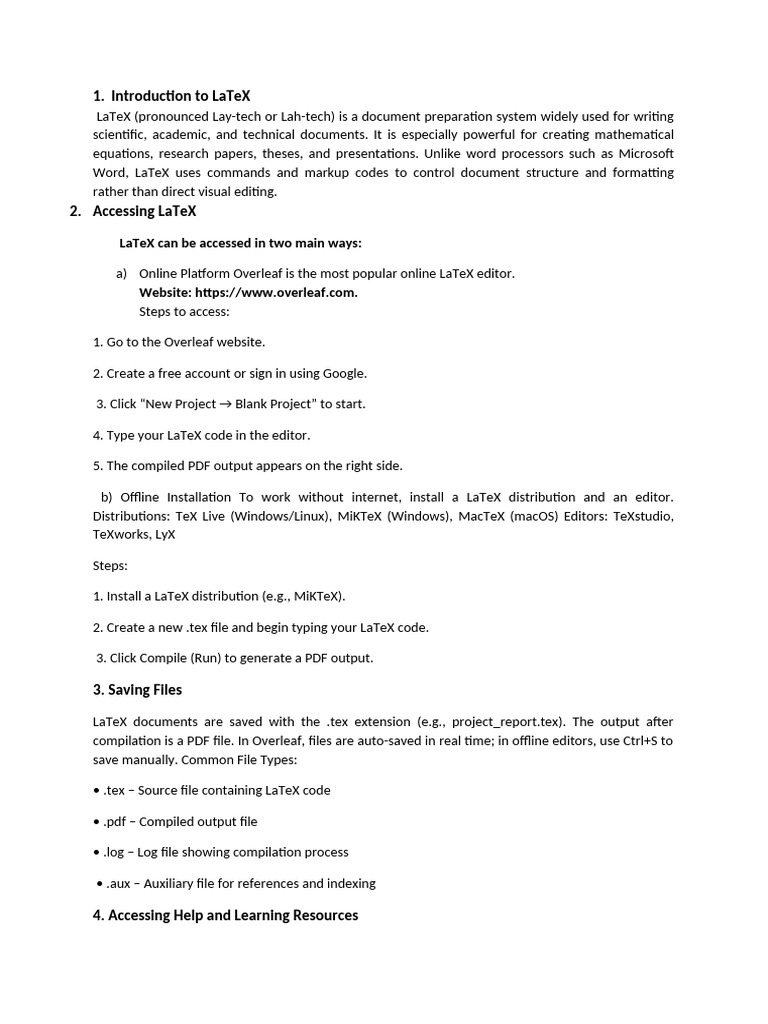 LaTeX Task1 | PDF | Te X | Application Software