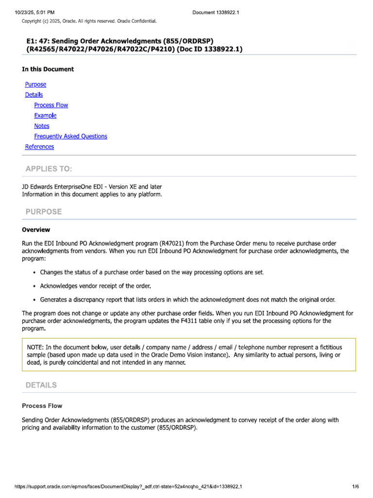 EDI 850 | PDF