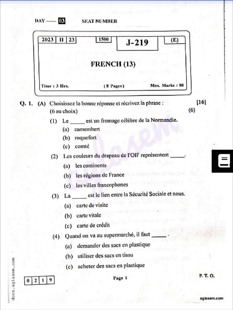 French Paper | PDF