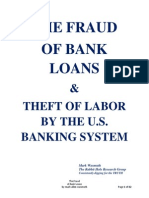 The Fraud of Bank Loans