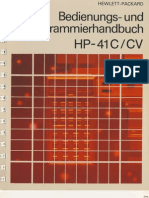 HP41C Handbuch German
