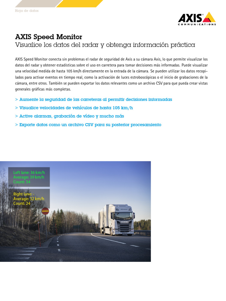 datasheet-axis-speed-monitor-es-ES-378299 | PDF | Monitor de ...