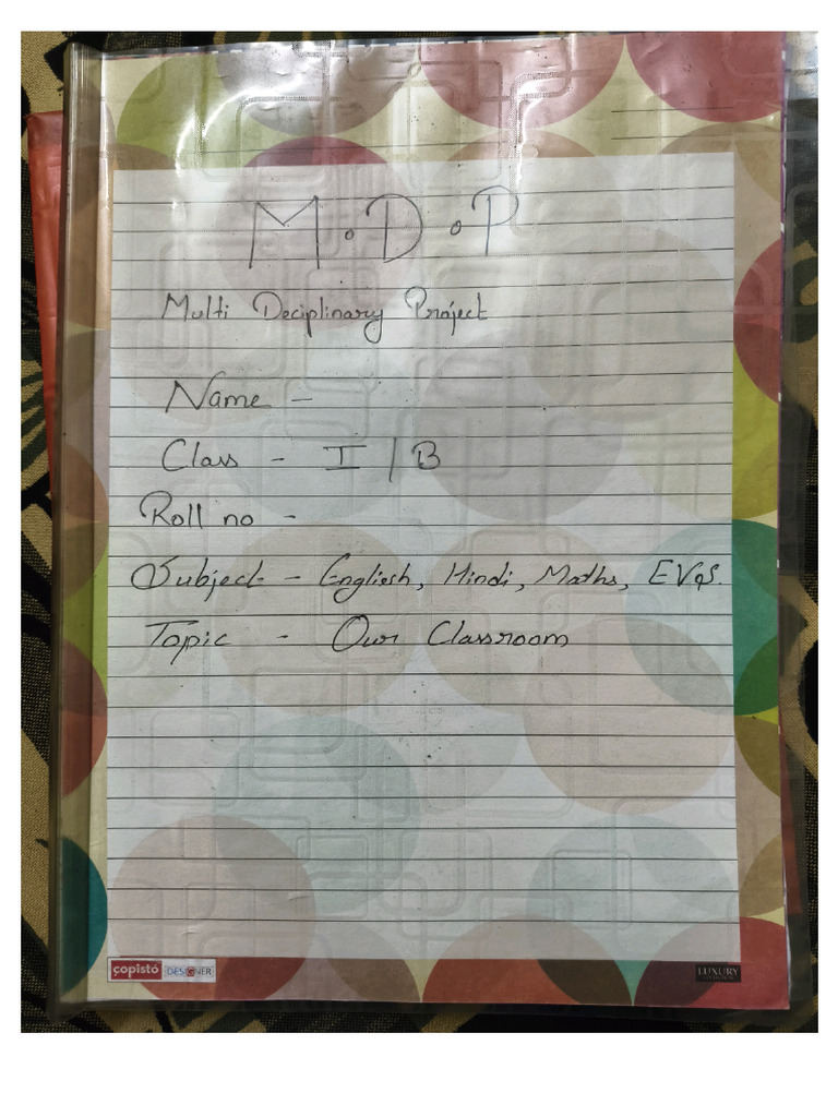 MDP for class 1 | PDF