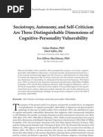 Download Sociotropy Autonomy and Self-Criticism by owilm892973 SN9728331 doc pdf