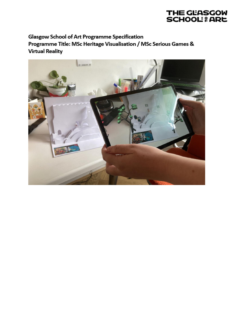 MSc in Visualisation: Heritage & Games | PDF | Visualization (Graphics ...