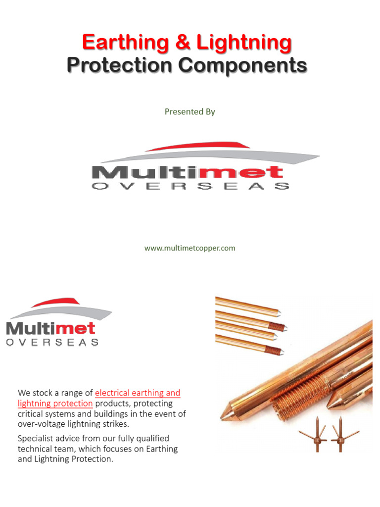 Earthing & Lightning Protection Solutions | PDF | Electrical Connector ...