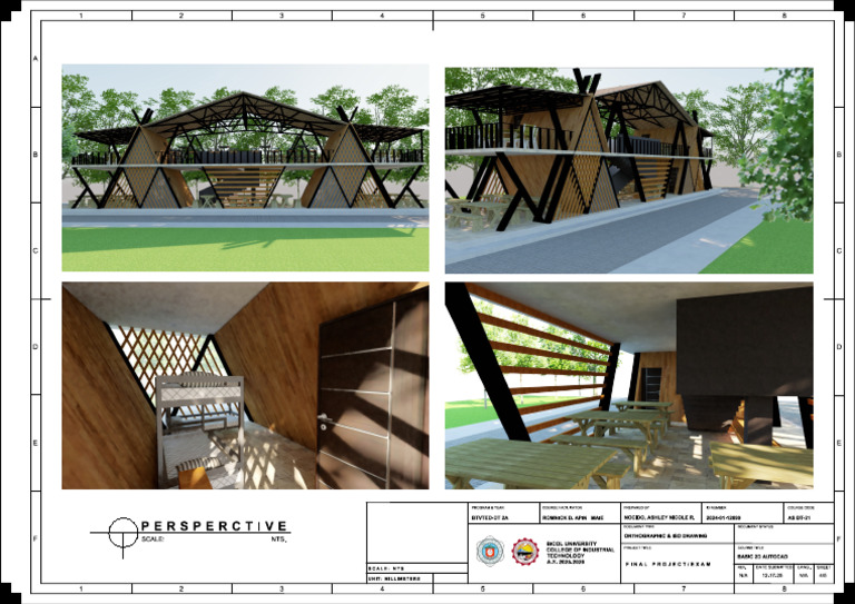 Basic 2D AutoCAD Final Project Document | PDF