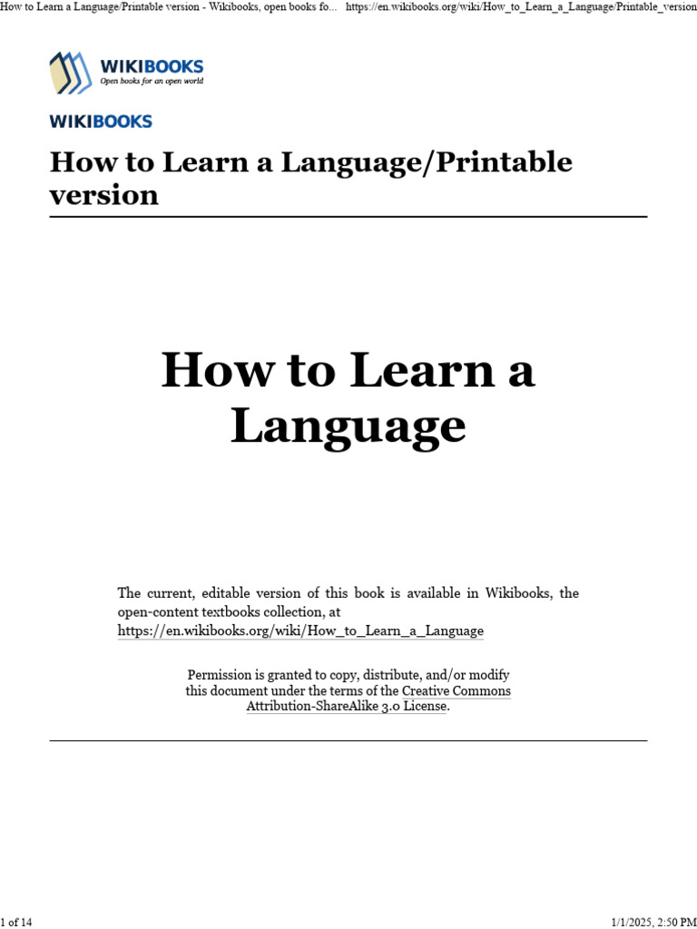 Language Learning Strategies Guide | PDF | Vocabulary | English As A ...