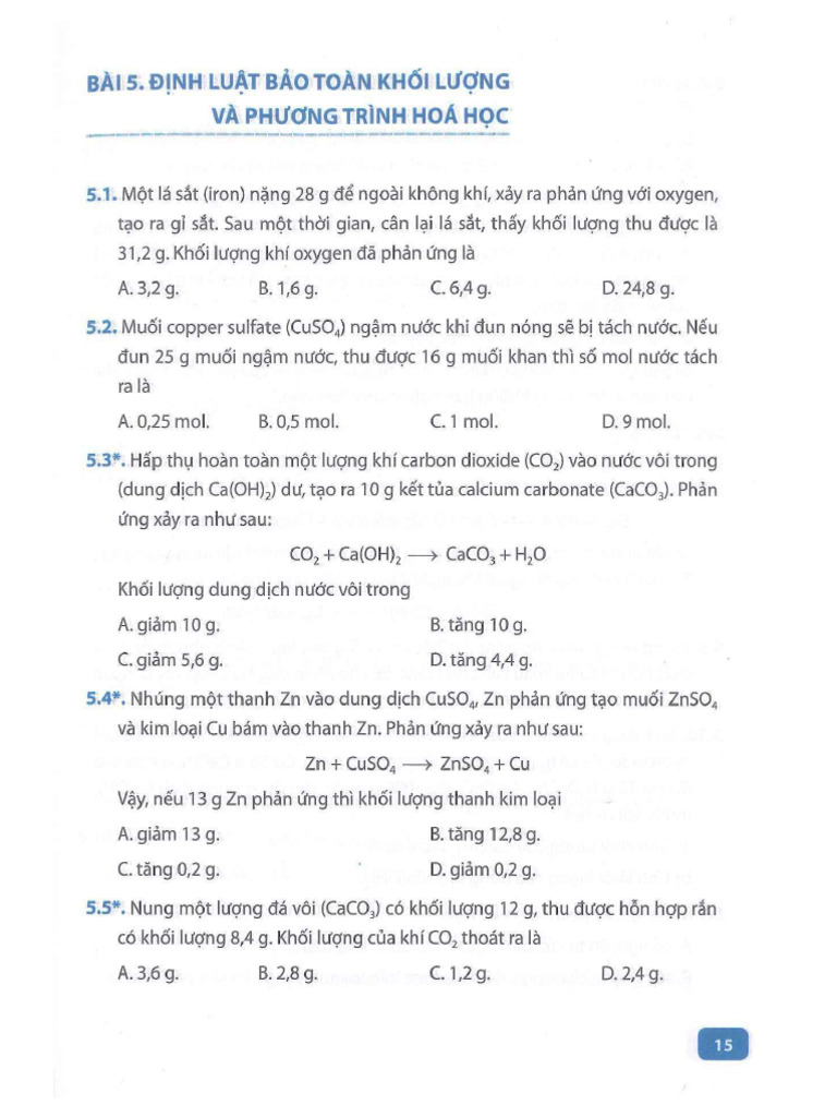 Bài 5 SBT | PDF