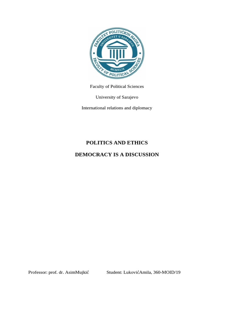 Democracy, Trust, and Consensus Building | PDF | Democracy | Political ...