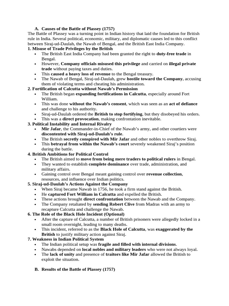 Traders to Rulers Note | PDF | British India