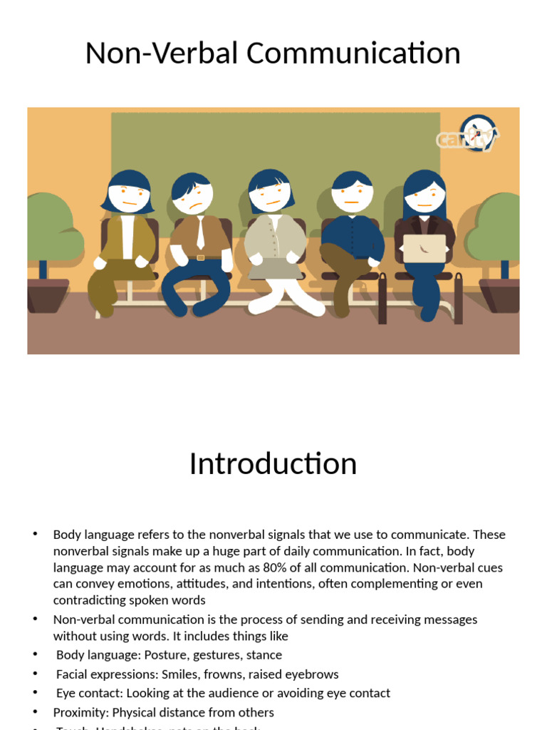 Non Verbal Communication | PDF | Nonverbal Communication | Body Language