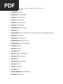 Rare and Best Sanskrit Names For Houses