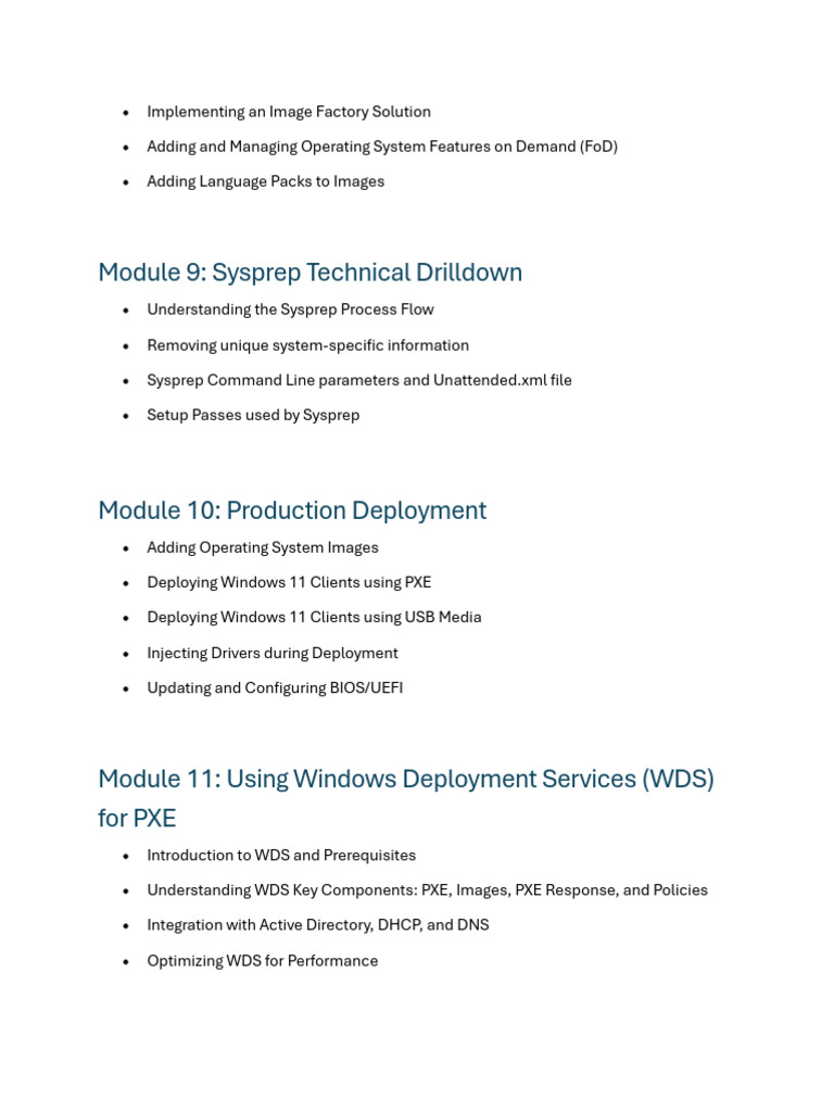 Windows 11 Deployment and Customization Guide | PDF