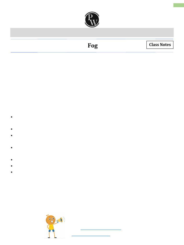 Short Notes Fog | PDF | Poetry | Metaphor